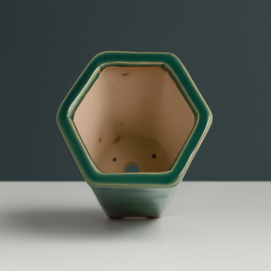 Maceta cascada esmaltada F1