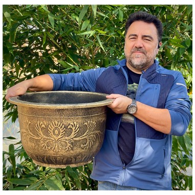 Maceta grande de resina 50cm